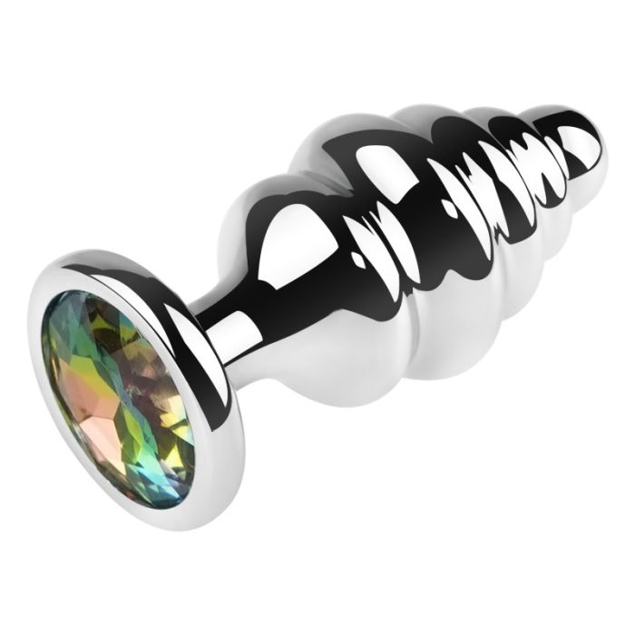 Anal Plug Luna Metal medium Rainbow